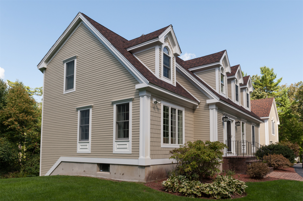 Stock photo of a home with HardiePlank Lap Siding