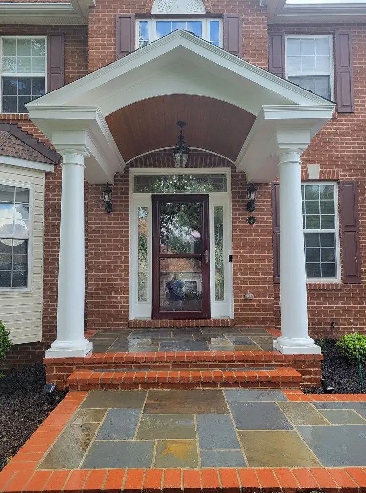 Burke Portico and walkway